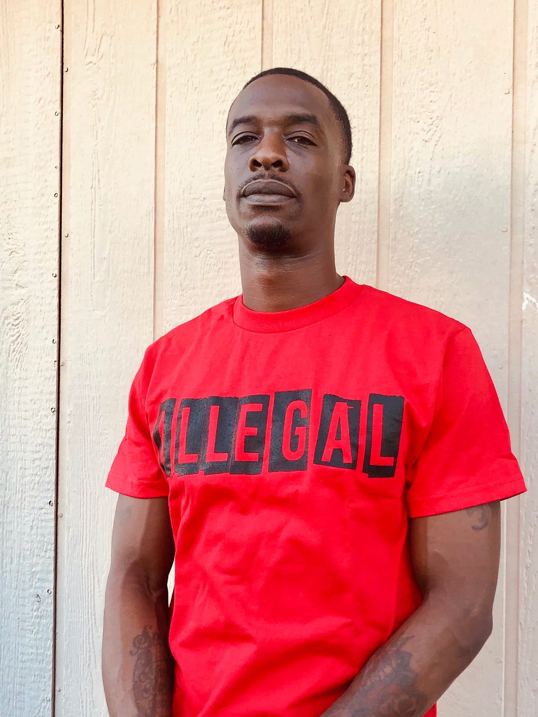 Alert Red Illegal Business